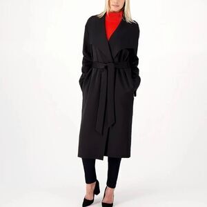 Girl With Curves Draped Scuba Jacket